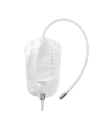 Bilde av Conveen Security+ Leg bag - Sterile 500ml - 30 cm tube